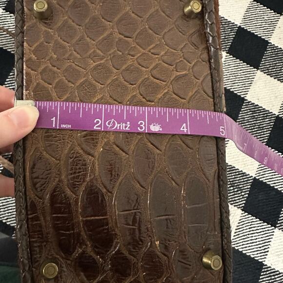 Marc & Marc by Sharif Brown Genuine Leather Cowhide Shoulder Bag - Picture 9 of 9